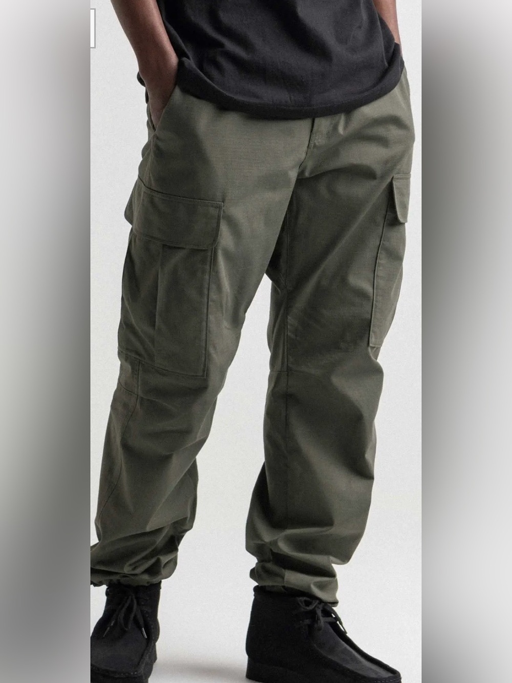Herschel Supply Company Olive Green Cargo Pants Men’s 32 - Picture 3 of 16